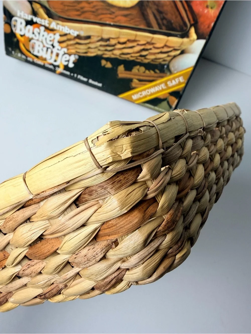 Anchor Hocking Amber Buffet Basket 1-8